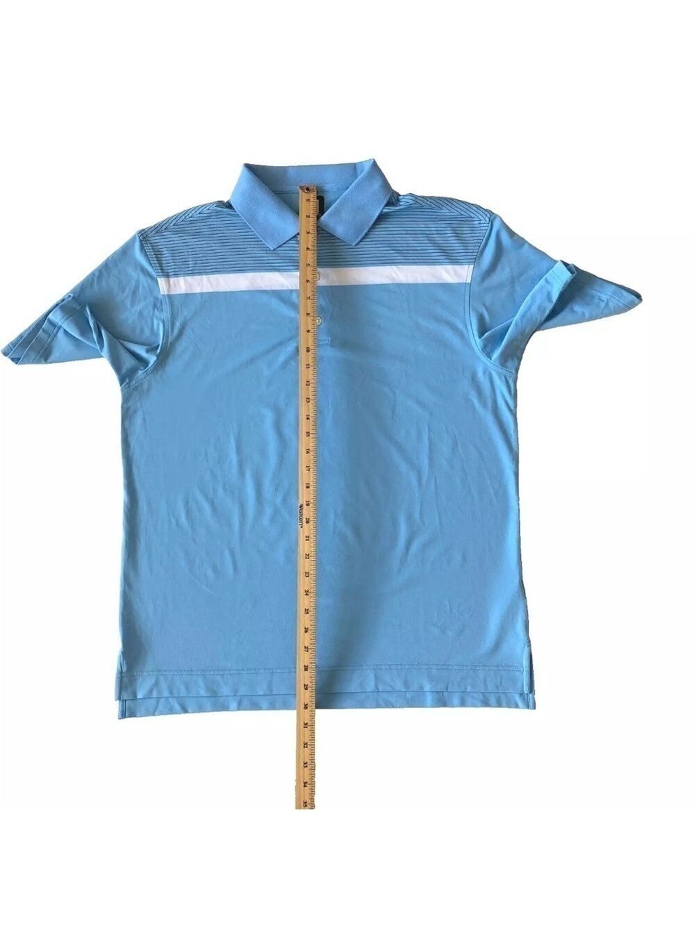 FootJoy FJ Performance Golf Polo Shirt Mens XL Blue Short Sleeve - Picture 8 of 8
